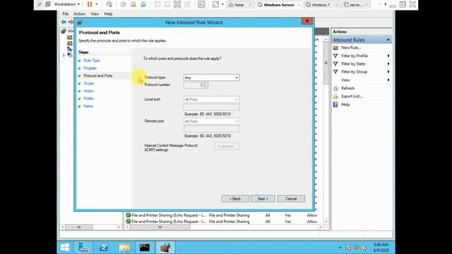 Lecture 13 How to configure Firewall for block and allow any program in window server 2012/2016