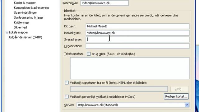 Thunderbird installation email program, 2010