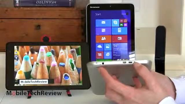Dell Venue 8 Pro and Lenovo Miix 2 8 and Toshiba Encore 3 way Comparison Smackdown