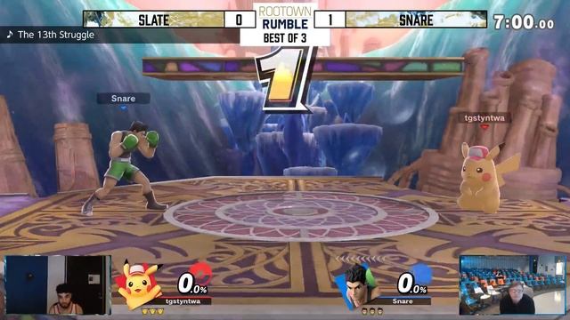 Snare (Little Mac) VS Slate (Pikachu) | Rootown Rumble 3 | Pools