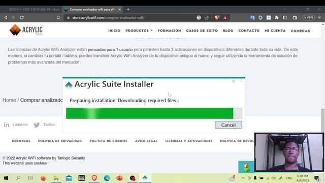 Análisis de redes WI-FI con Acrylic wifi Analycer