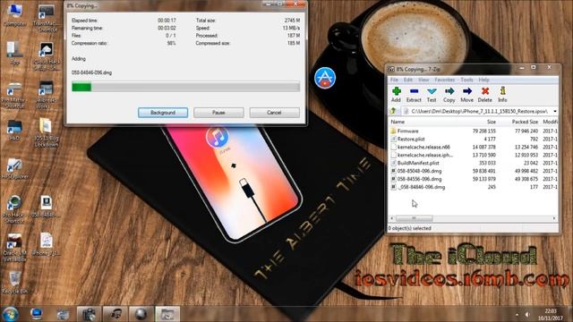 ازاله iCloud من اجهزة الايفون iPhone iOS 11.1 عن طريق التعديل على ملف السوفت2018