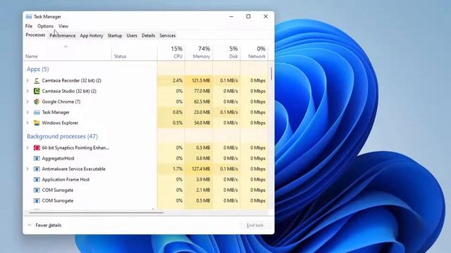 How to Change Default Start Page of Windows 11 Task Manager