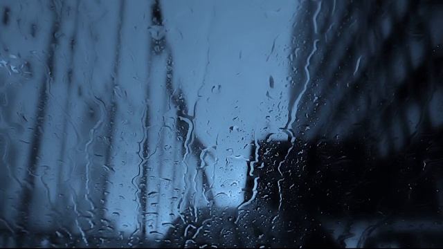 Rain on Glass Window,  No Thunder - 1 Hour Rain Sounds For Sleep, Study, Relaxing And Mental Peace