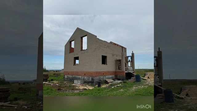Завершено строительство мансардного коттеджа под ключ в Йошкар-Оле 111 кв. м. из керамических блоков