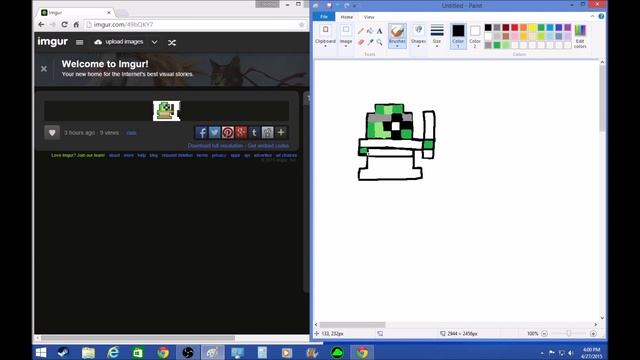 RotMG Speed Drawing in Windows Paint 7 Special Request