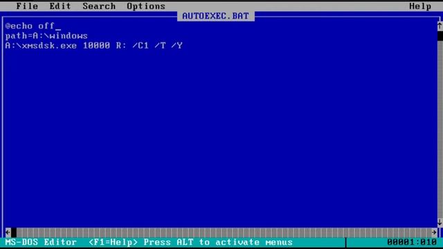 attempting to make a mini version of windows for workgroups 3.11
