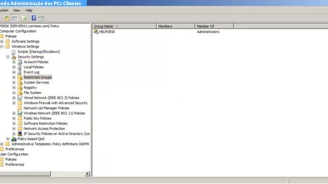 DelegandoAdministraçãoPCsClientes 70-640,ActiveDirectory,Windows Server 2008, AD, Aula 21, Fanado,