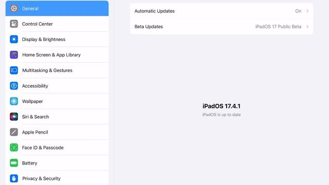 iPadOS 17.4.1