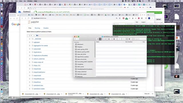 Install Anaconda and Beginning use of Jupyter notebook on a Mac (GUI)