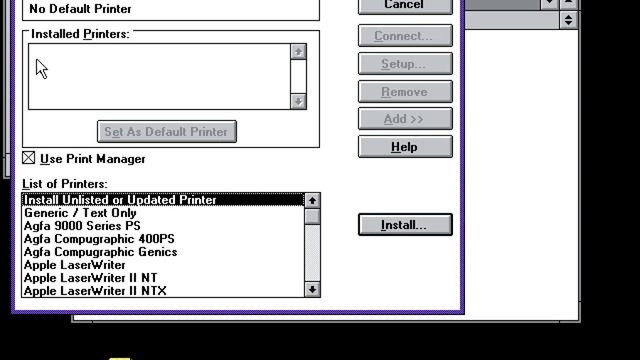 windows 3.1  year 1992 system