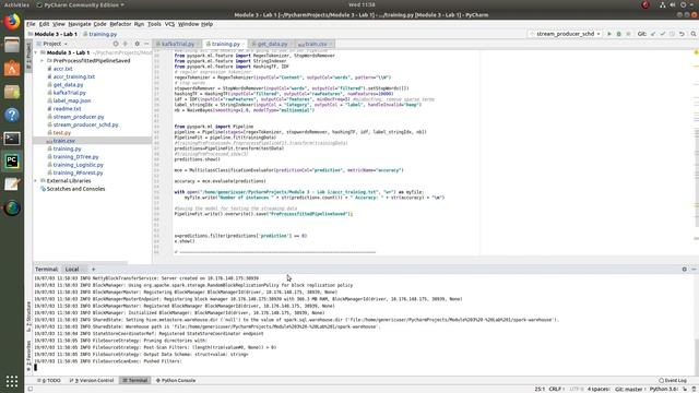 Window-based Stream Data Analytics with Spark and Kafka Lab Task