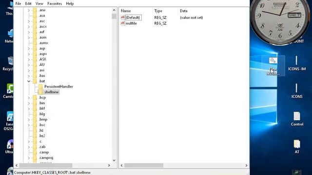 70-New Batch File on Desktop