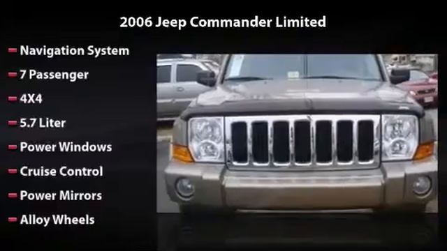 2006 Jeep Commander Limited