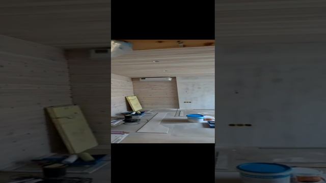 Деревянный дом с рекуператором.
