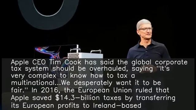 Global corporate tax system should be overhauled: Apple CEO Cook