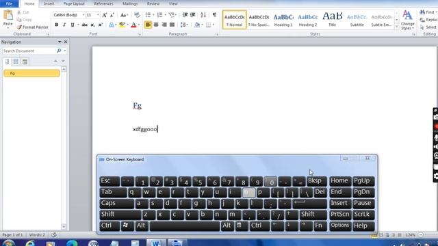 how to use on screen keyboard in computer ll #pc #keyboard