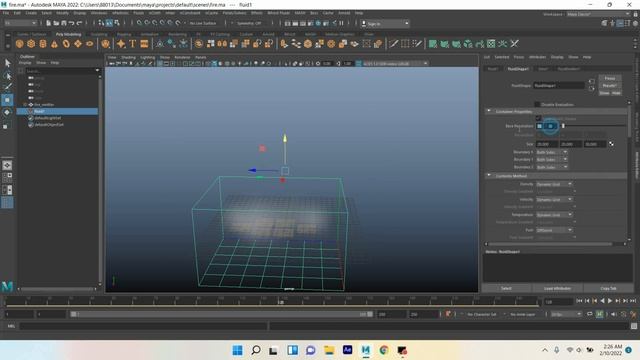 Burning Woods VFX Animation with Maya 2022,Adobe Photoshop & After Effect Tutorial(3D Fire Creation