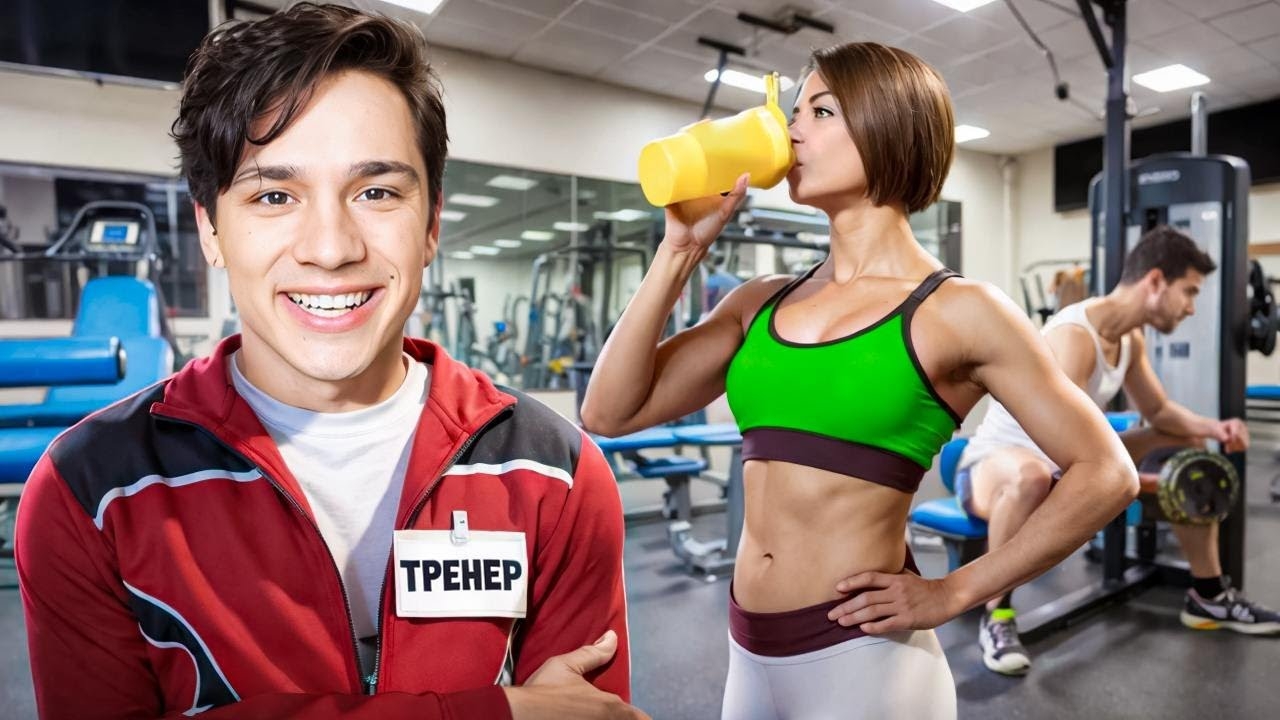 [ХолиБаам] СТАЛ ТРЕНЕРОМ В СПОРТЗАЛЕ НА 24 ЧАСА ЧЕЛЛЕНДЖ! Gym Simulator 24