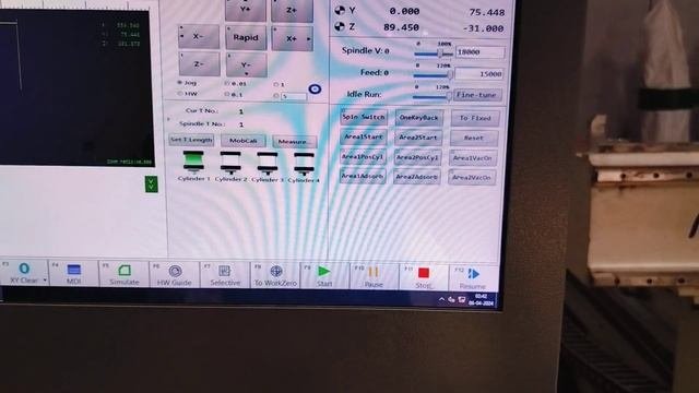 How To Operate An NC Studio Windows Based PC CNC Controller  NASTING 4 HEAD CNC  NM-4 DT
