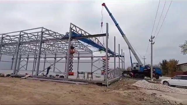 Кран опорный монтаж.