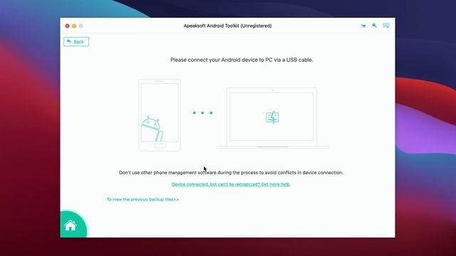 Android Data Recovery 2021 for Mac | Interface & Workspace Quick View