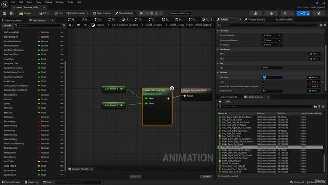 99. Adding the animations to the animation graph part 2