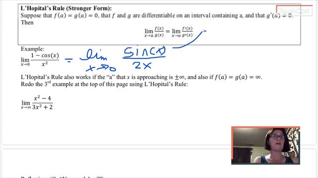 9.2 L’Hopital’s Rule