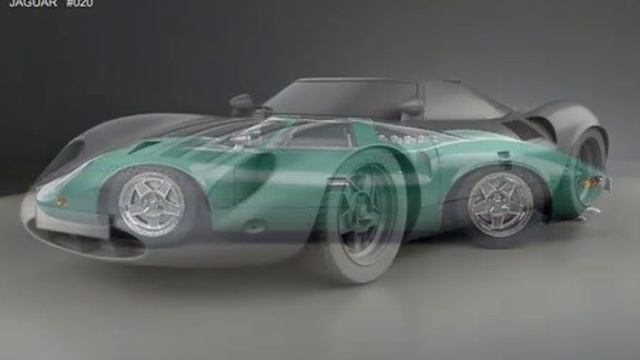 3D Model Jaguar XJ13 1966 at 3DExport.com