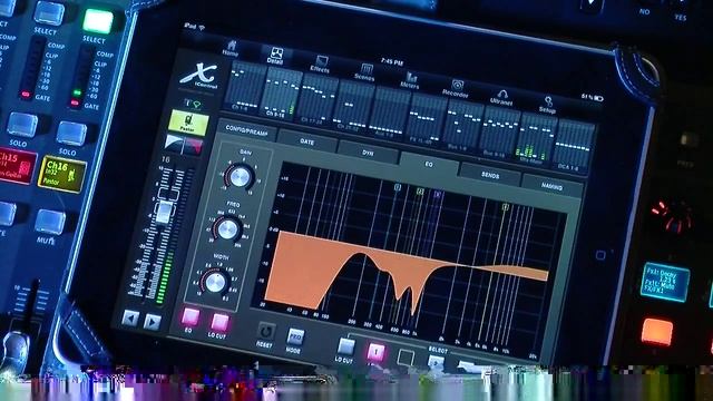 Behringer X32 - Showing off the XiControl Behringer X32 iPad Application