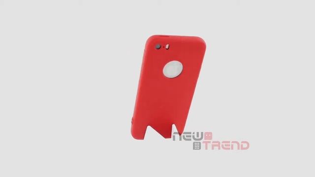 iPhone 5/5S/SE “360°-os” Pattintós Műanyag Tok (Piros)