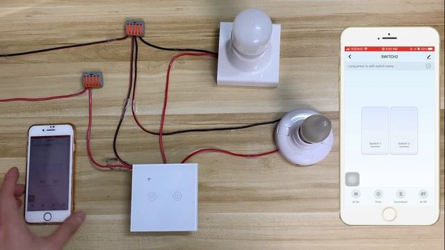 Wifi Light Switch. work with Tuya app.Voice control via amazon or Google Home.