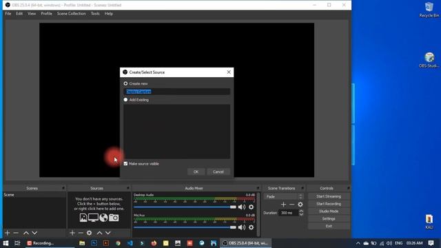 OBS Black Screen Fix for Windows 10 Laptops