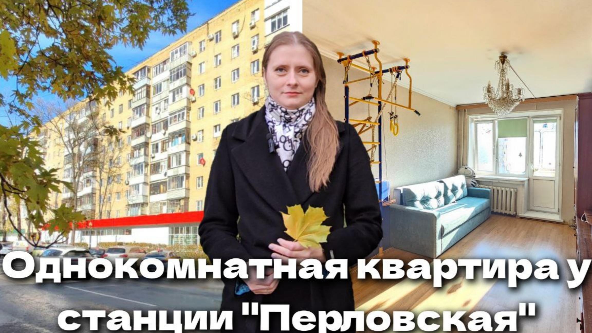 Однокомнатная квартира у станции "Перловская"
