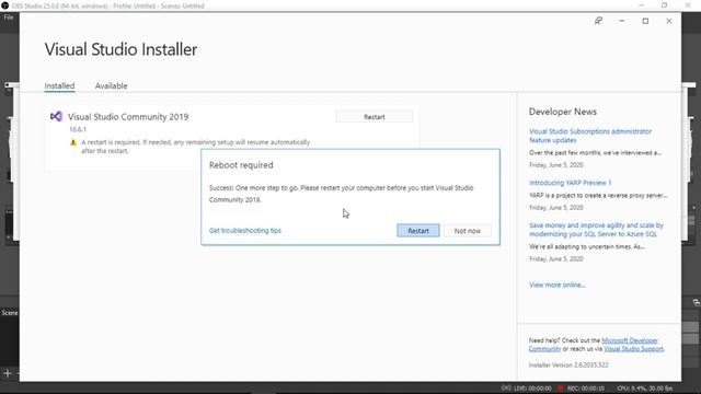 How to Install Visual Studio IDE + First application using the Visual Studio