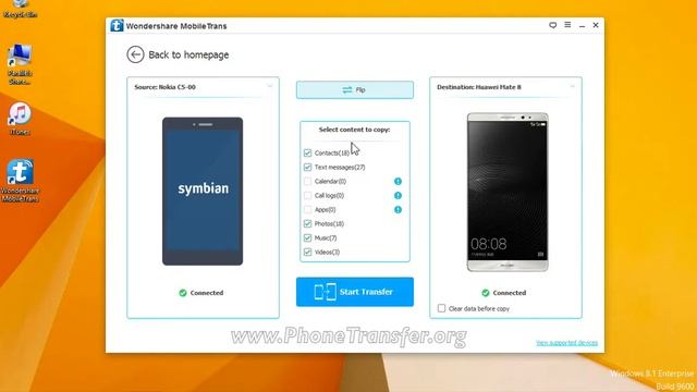 How to Transfer All Data from NOKIA (Symbian) to Huawei Mate 8, Nokia to Mate 8