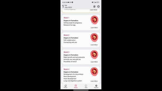 Pregnancy Tracker - Mia