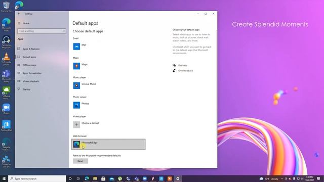 Microsoft Edge as  your Default Browser