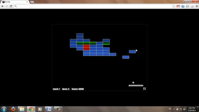 Google Chrome Apps Gameplay - BrickIt