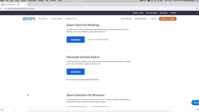 Installing Zoom on Mac OS X to Attend SPLC Classes