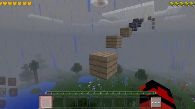 Прохожу паркур в Minicraft
