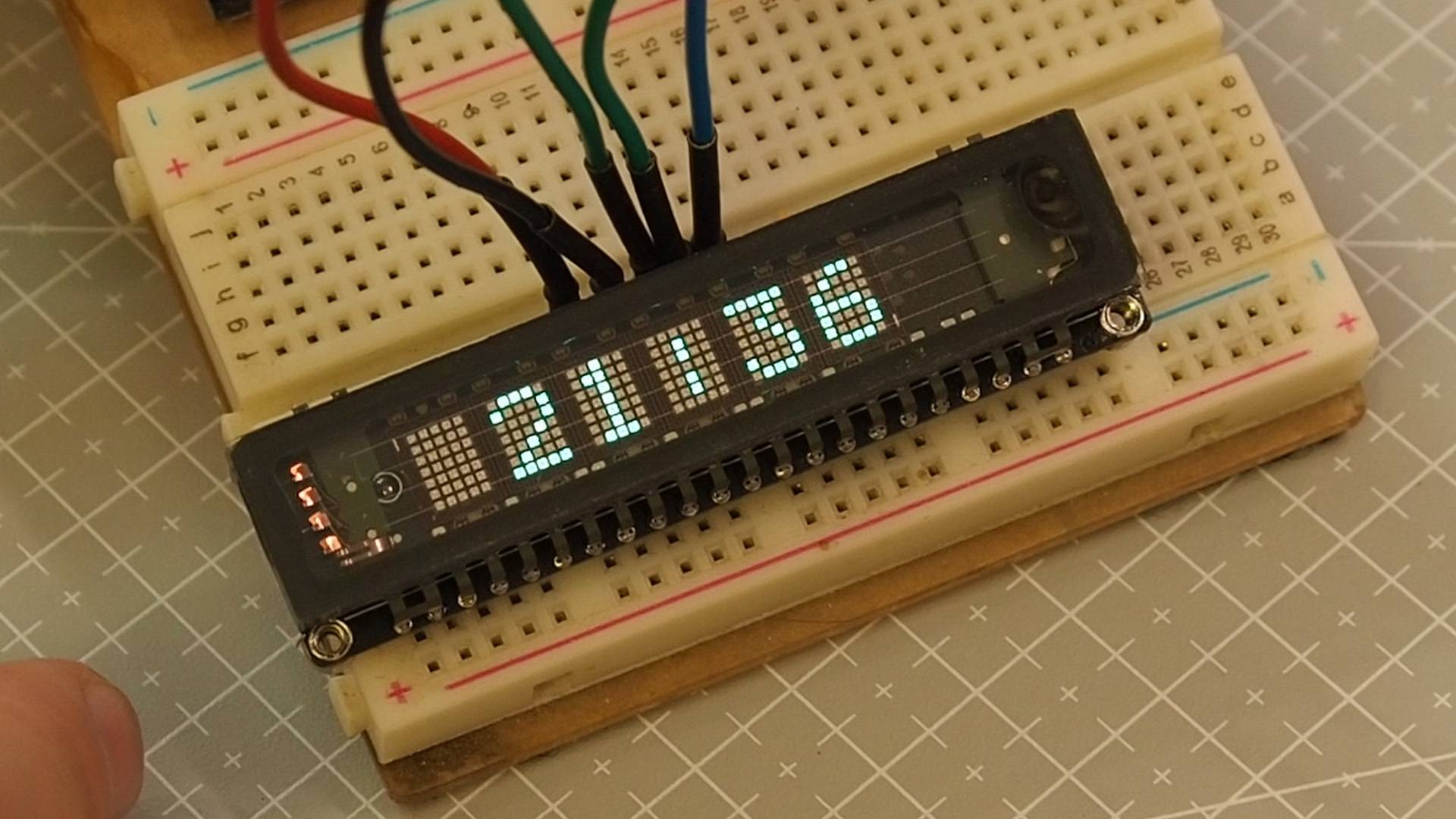 VFD модуль, олдовый дисплей для часов и метеостанции на Arduino
