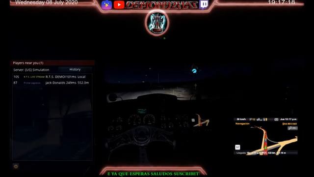 🔴AMERICAN TRUCK SIMULATOR RUTA DE ONTARIO A BELLINGHAM LLEVANDO ZUMO DE FRUTAS 30 TONELADAS
