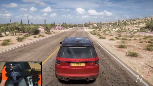 Range Rover Sport | Fanatec CSL Elite (Steering Wheel + TH8A Shifter) | Forza Horizon 5 Gameplay