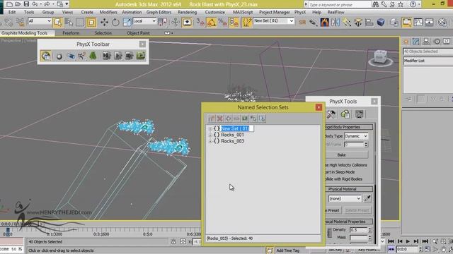 Tutorial 73 - Rock Blast with PhysX Part 3