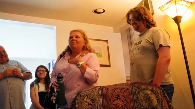 Christine Valada is surprised!