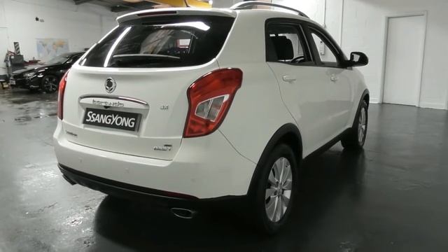 SsangYong KORANDO 2.2 EX 4X4 finished in Grand White  ,video walkaround !