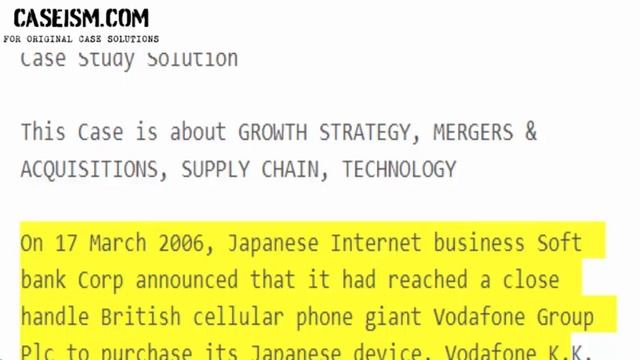 Softbank’s New Strategy: The Largest LBO in Japan Case Study Help - Caseism.com