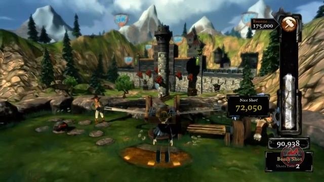Wreckateer. Live gameplay XBOX 360Kinect