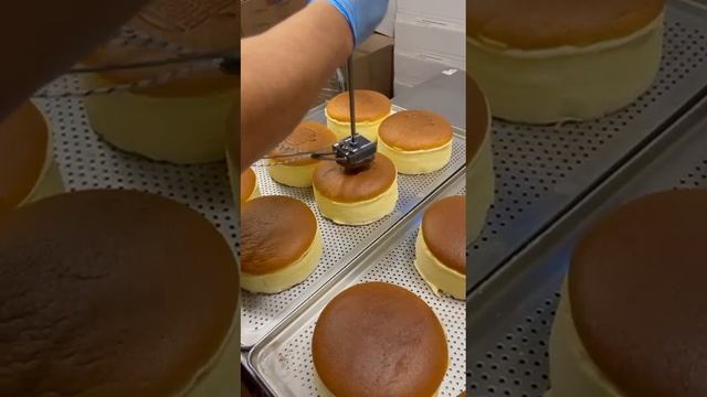 Клеймо для бургера, клише для бургера на производстве чизкейков. Аппарат: ПТ200
